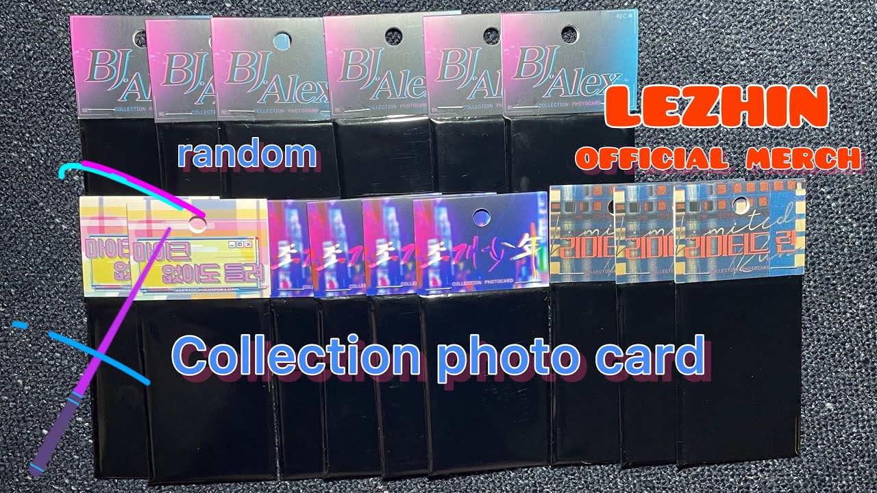 LEZHIN Collection random Photo card💙 UNBOXING. Bj Alex, Pearl Boy, Limited Run, Full Volume✨