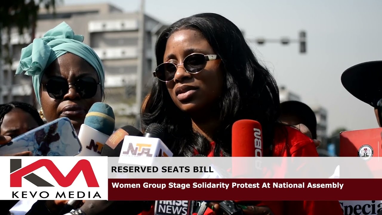 RESERVED SEATS BILL: Women Groups Stage Solidarity Protest At National Assembly, Urge Bill’s Passage