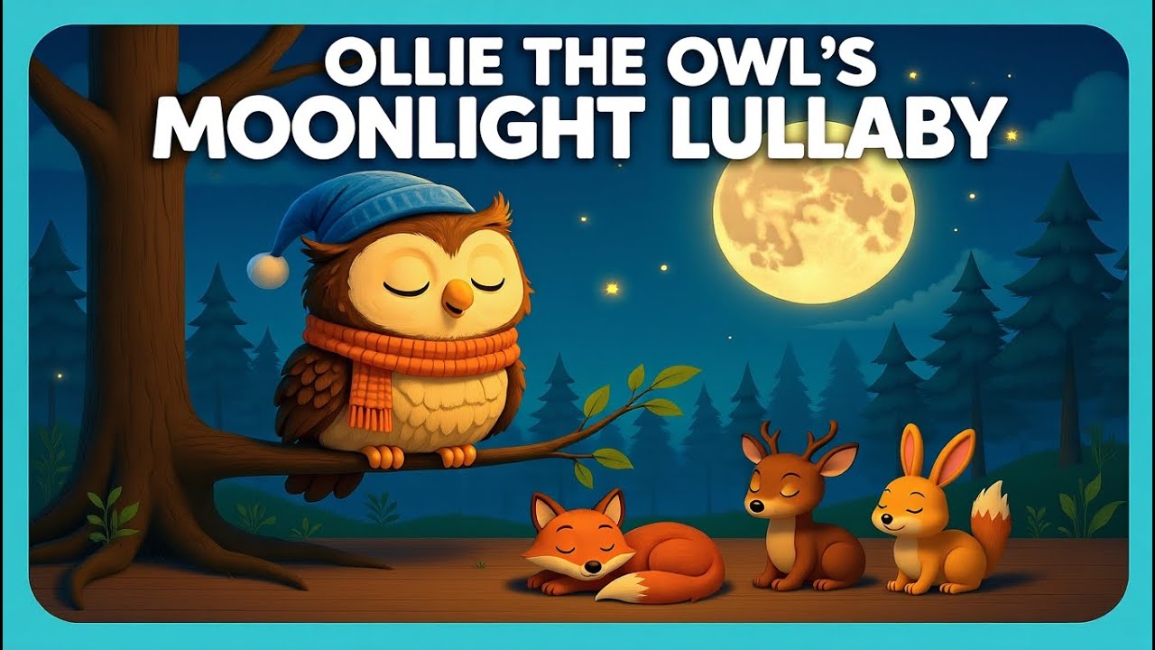 Drift Off to Sleep with Ollie the Owl's Peaceful Nighttime Lullaby