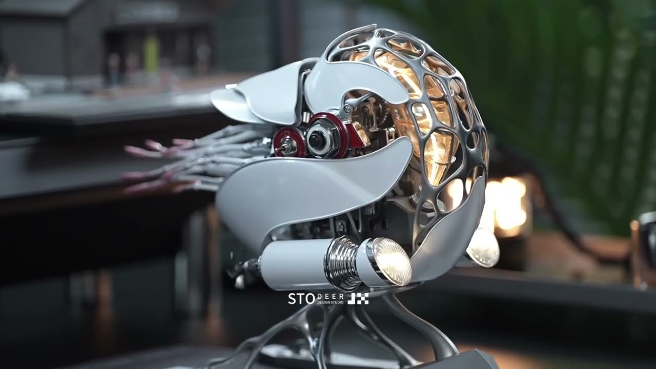 Assembly of the Mechanical Nautilus Poseidon 3D Metal Model Kit | STODEER