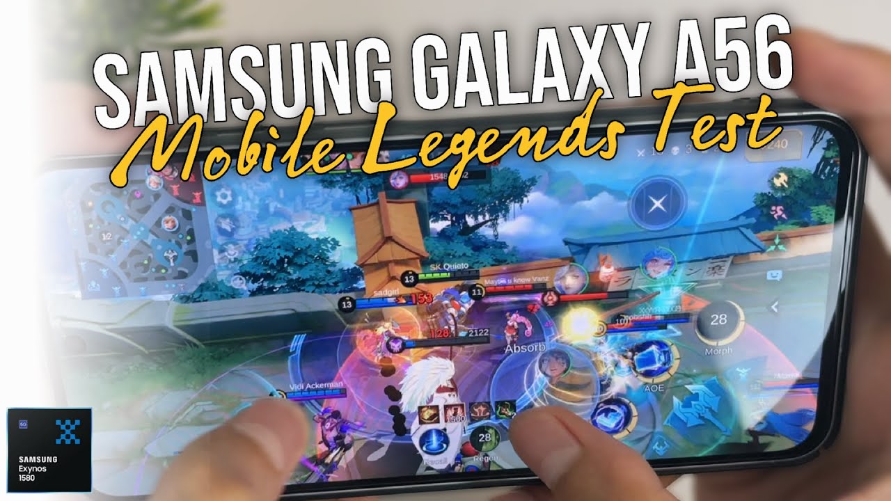 Samsung Galaxy A56 Exynos 1580 Mobile Legends Gaming Test