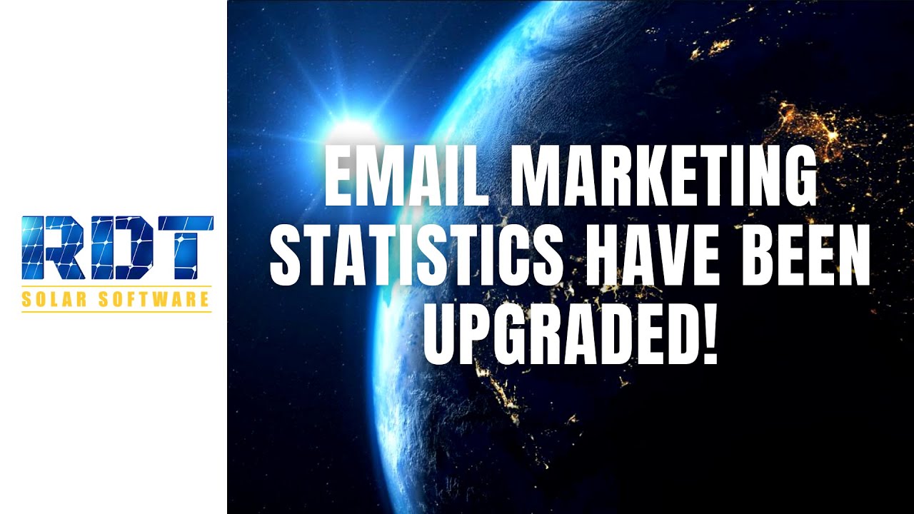 Email Marketing Statistics Have Been Upgraded!