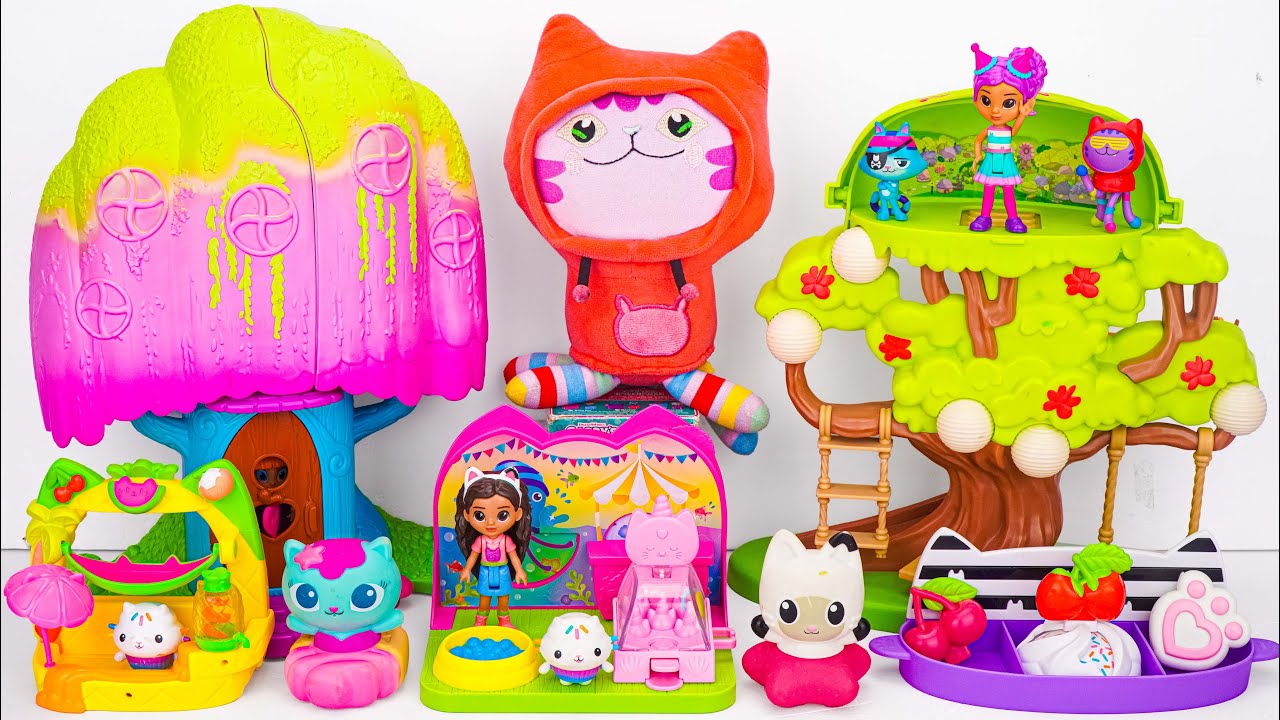 Satisfying Unboxing Gabby Plush & Gabby's Dollhouse The Movie, Treehouse Set ASMR | Review Toys