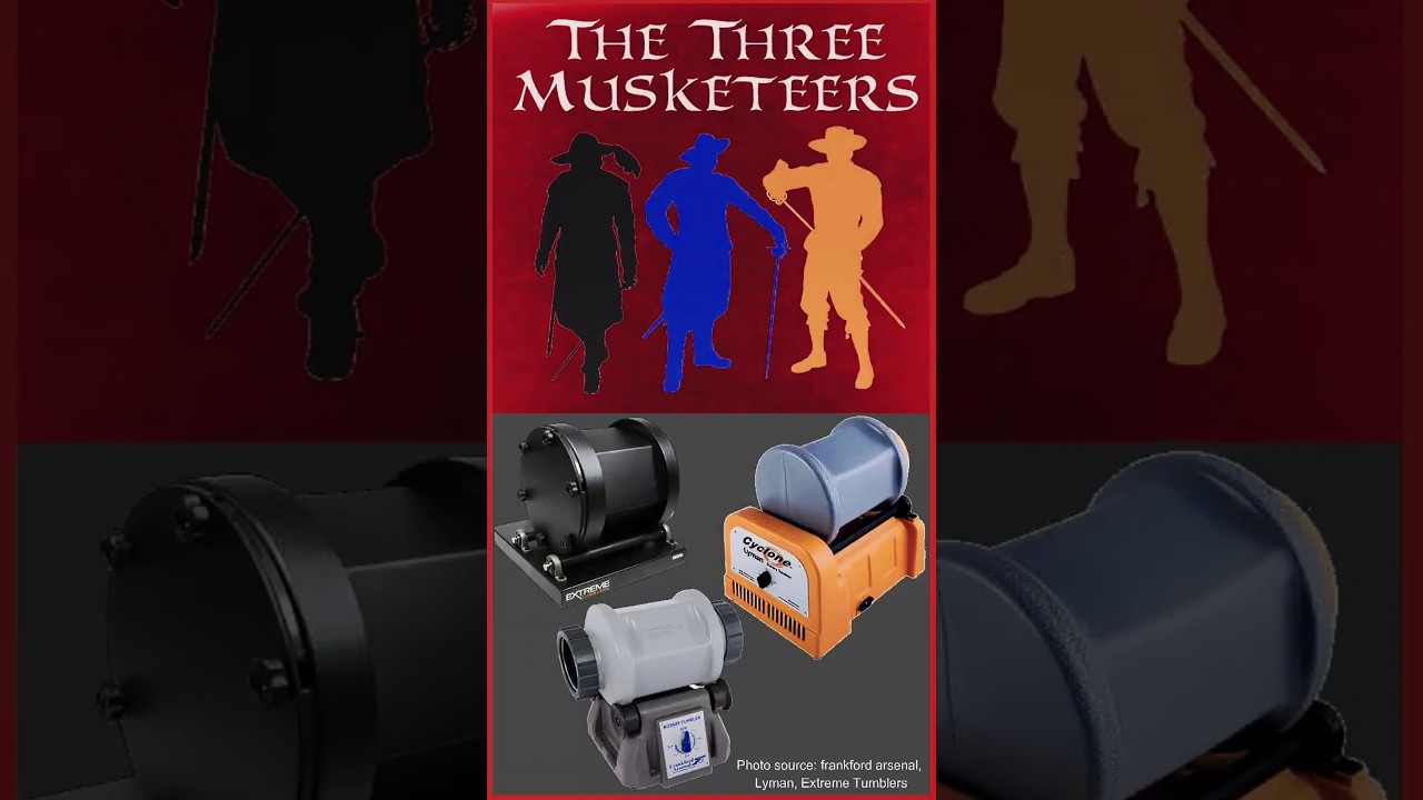 Which is your favourite? Lyman, Frankford or Rebel Tumbler?  - #shorts, #tools. #reloading