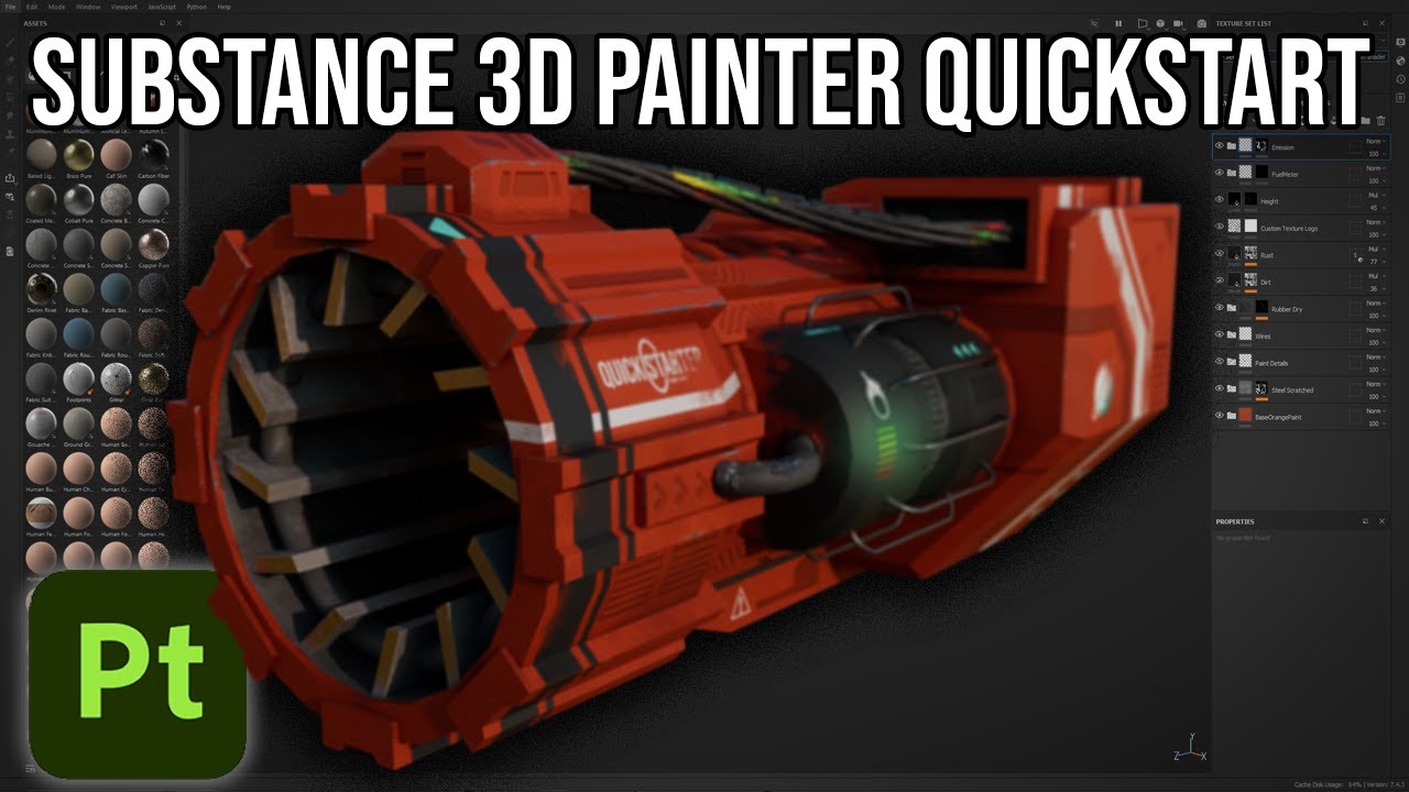 Substance 3D Painter Quick Start Guide - All You Need To Know To Get Texturing