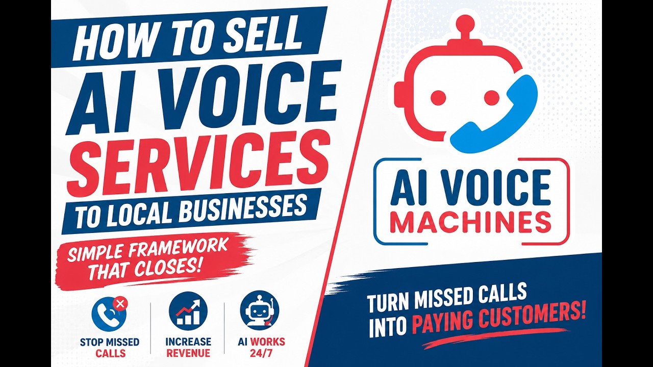 How To Sell AI Voice Services to Local Businesses (Simple Framework)