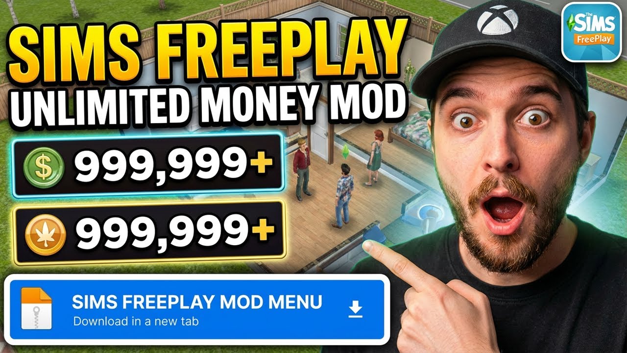 🔴 SIMS FREEPLAY HACK/MOD - UNLIMITED SIMOLEONS in The Sims FreePlay | FREE MONEY (Android/iOS)