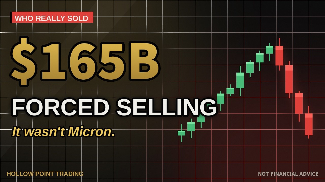 What REALLY Crashed the Market It's NOT Micron &mdash; The $165B Sell Order Nobody's Talking About