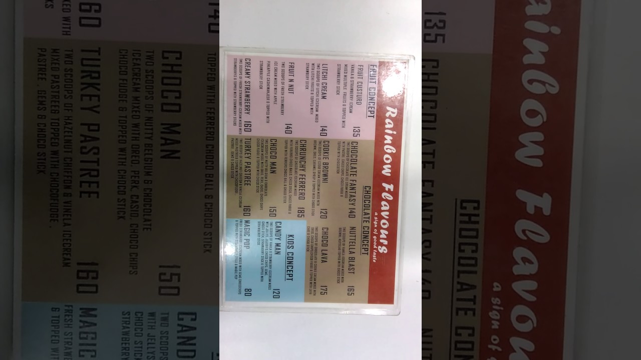 Rainbow Flavours in Sainikpuri, Hyderabad | Menu | Yellowpages.in