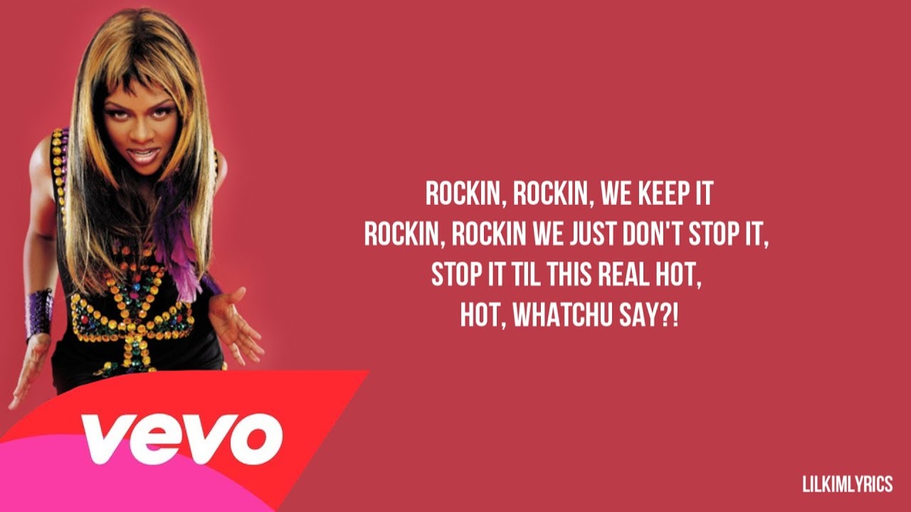 Lil' Kim - Rockin (Lyrics Video) High Quality