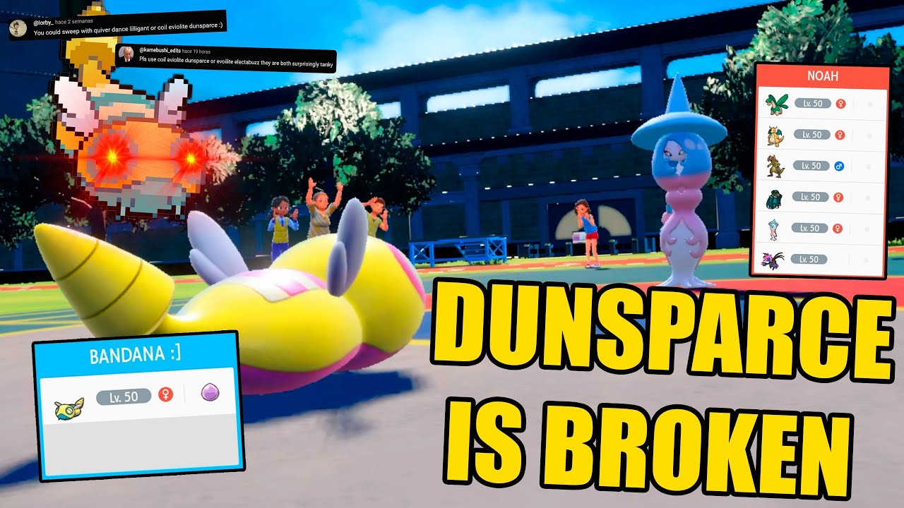 DUNSPARCE SOLO SWEEPS FULL TEAM!!! | Pokemon Showdown