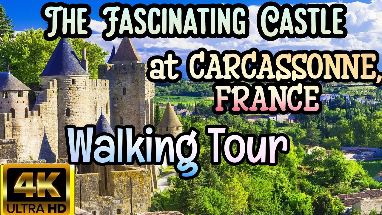 The Fascinating Castle in CARCASSONNE, FRANCE [4K] | Walking Tour | Amazing TRAVELS