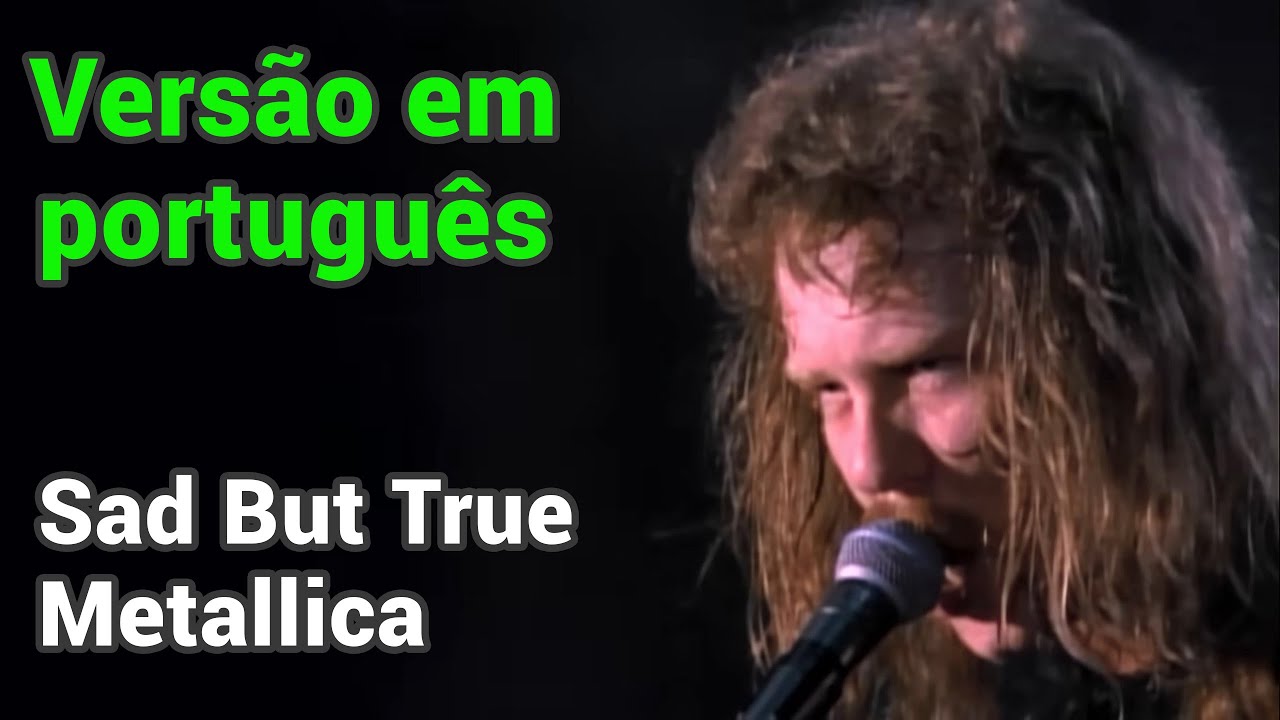 Sad But True (versão em português) - Metallica | IA Cover