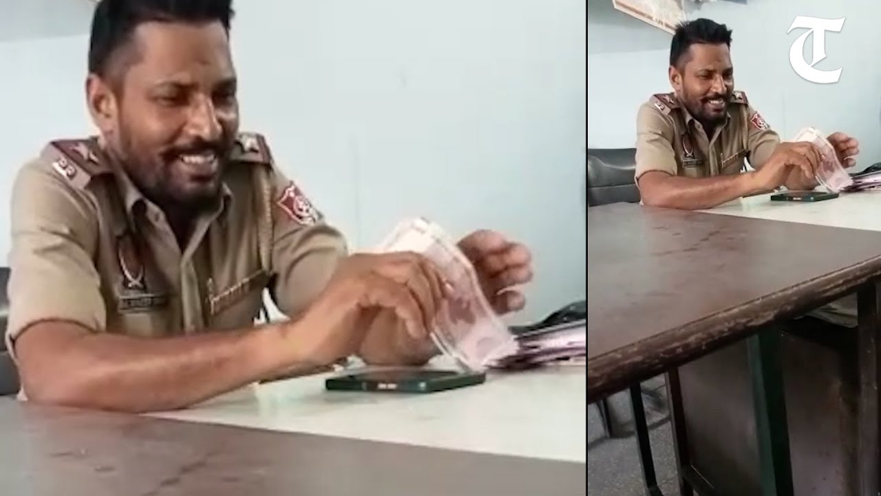 Ferozepur: ASI caught on camera while taking bribe; probe begins after video goes viral