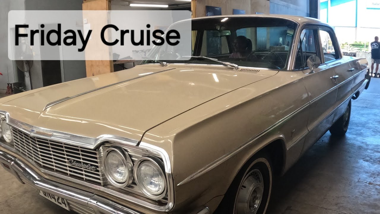 Cruising through The Mount in a bagged Chevy Impala....