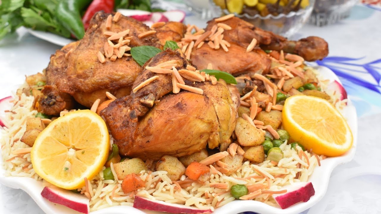 اطيب #مطبك_دجاج او برياني الدجاج وتشريب الدجاج الاصفر😋للعزيمة ولمة الاهل غير شكل مطبخ اكلات بصراوية