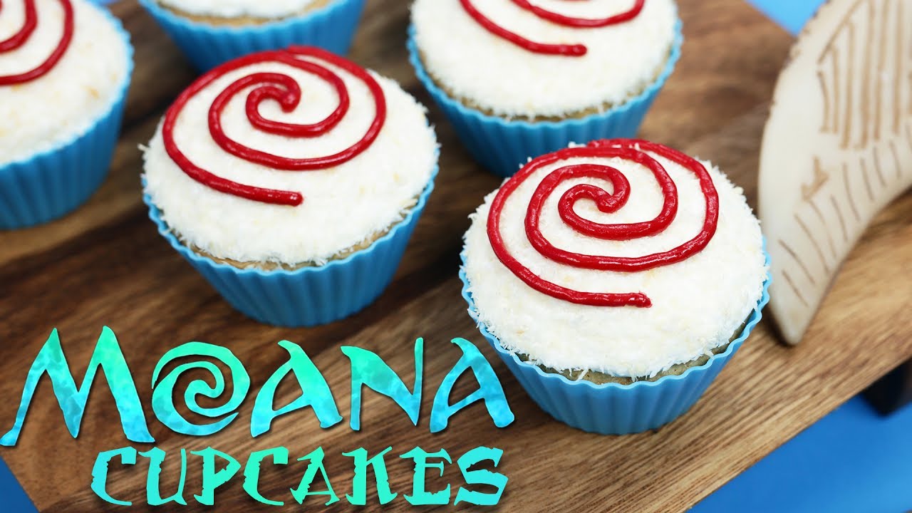 MOANA CUPCAKES - NERDY NUMMIES