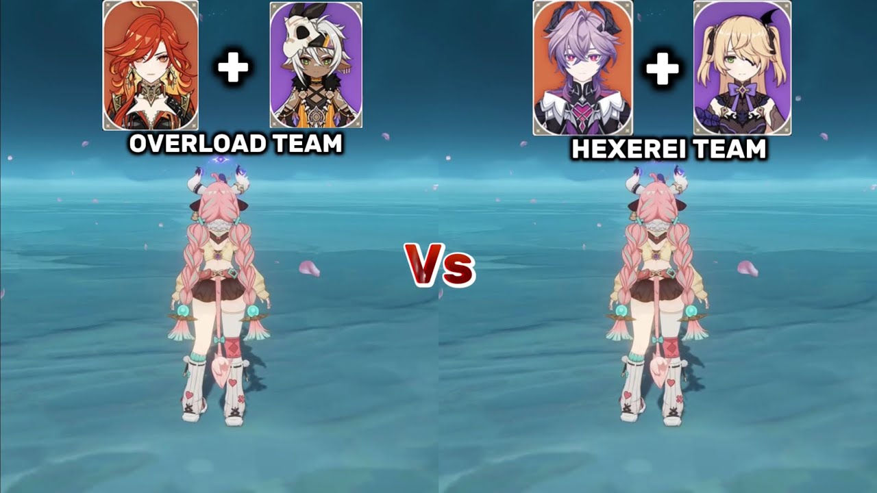 Varesa OVERLOAD TEAM vs Varesa HEXEREI TEAM! What Team BUFFS Varesa the BEST? | Genshin Impact 
