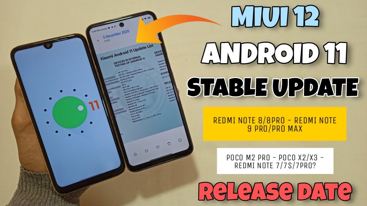 Android 11 MIUI 12 December List Update For Redmi & POCO Devices 🔥🔥