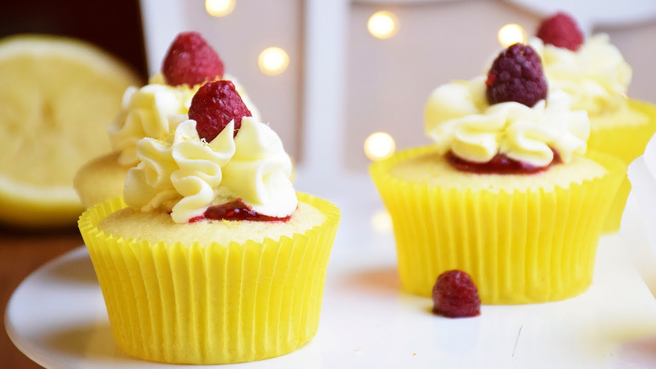 CUPCAKE DE LIMÃO COM FRAMBOESA | BOLOS BAFÔNICOS