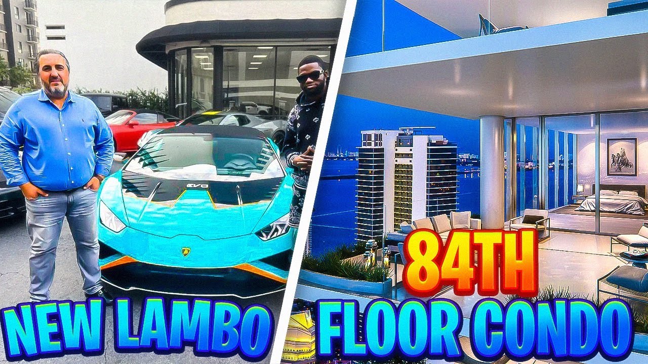 New Lamborghini And New Condo 84th Floor Miami