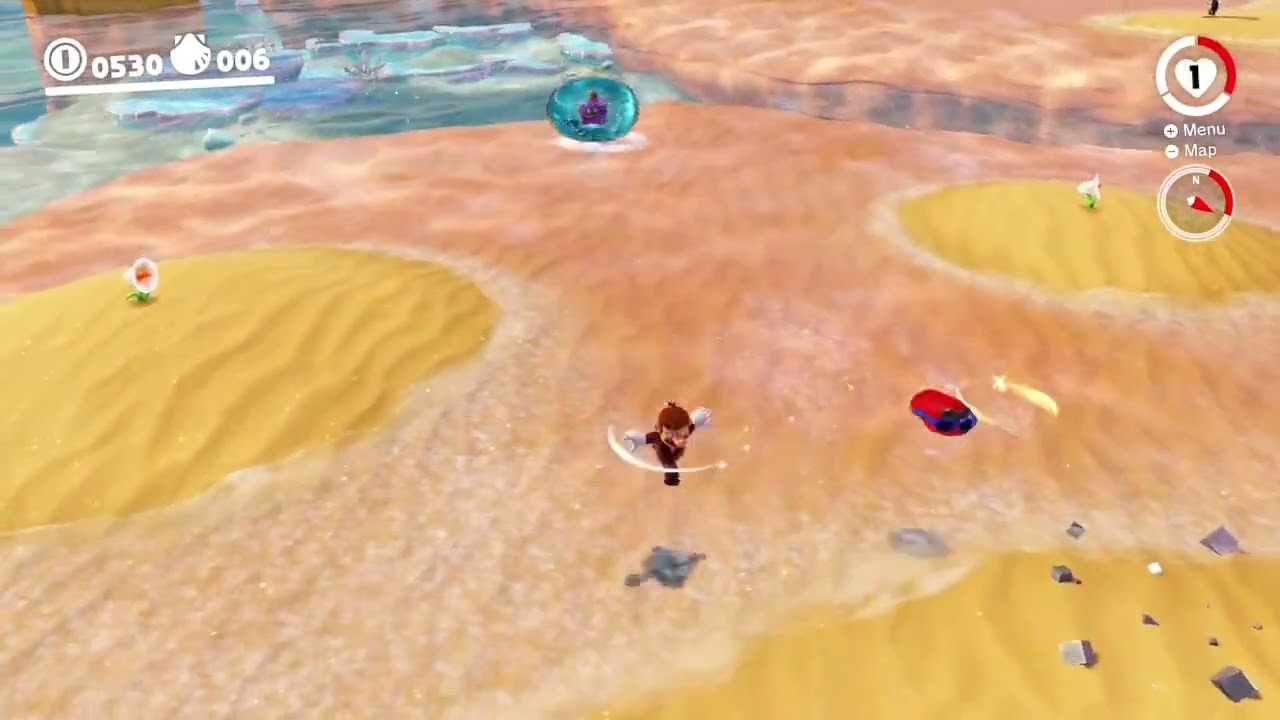 Database - The Seaside Kingdom! Mario Tramples A Bubblanian!