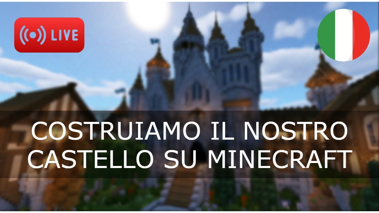Dobbiamo finire il  Castello Gigante  – Live ITA Minecraft HARDCORE 🔥 #21