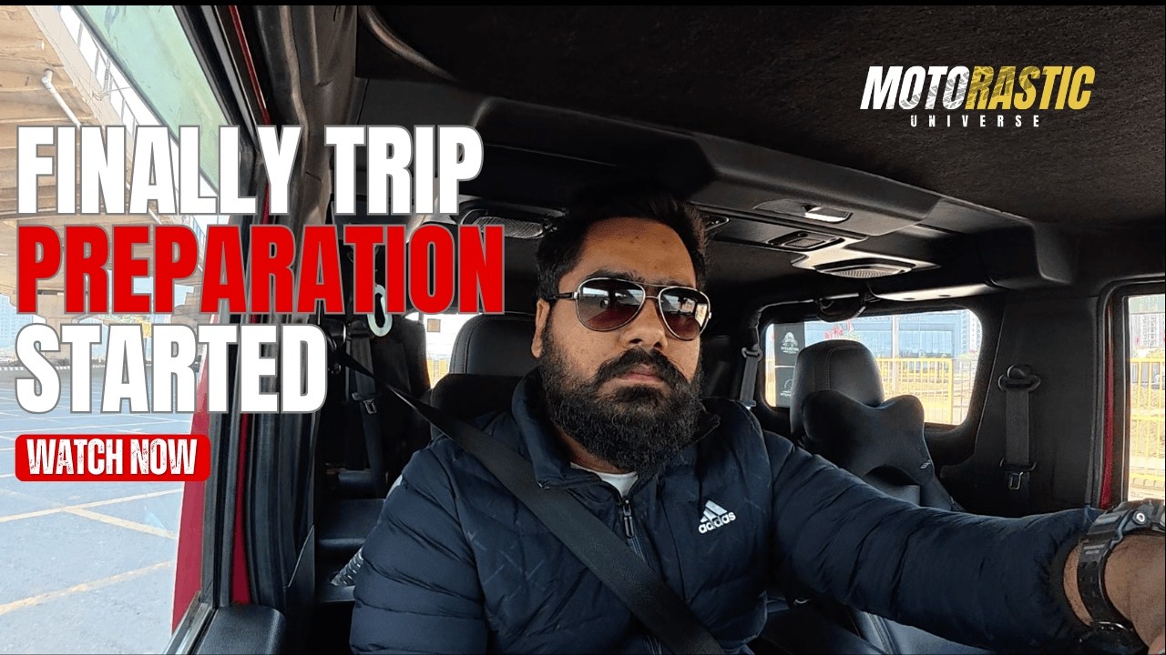 Kal Nikal Rahe Hain Trip Par! Thar Ready with Aux Light Coupler & Night Packing