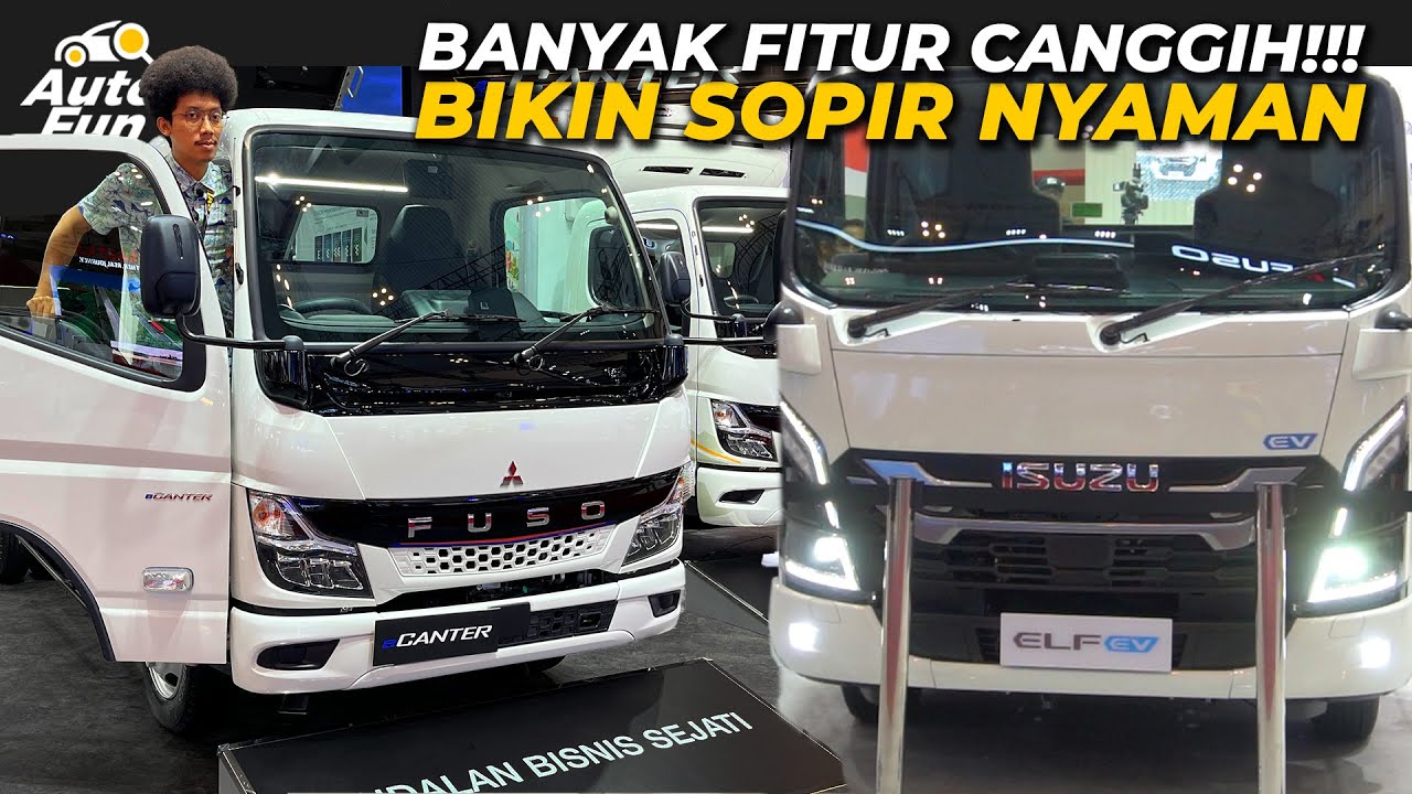 NENGOK TRUK LISTRIK YANG SEGERA MERAMAIKAN JALANAN | Mitsubishi Fuso eCanter & Isuzu Elf EV