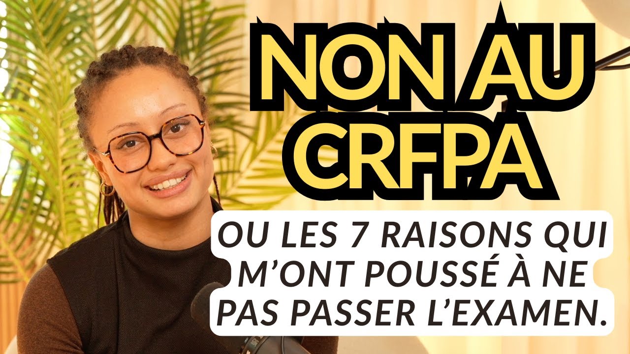 Je ne veux PAS être avocate : pourquoi j’ai refusé le CRFPA.
