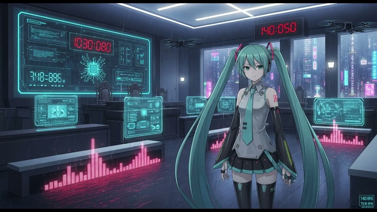 SUNOみゅーじっく　Industrial Techno, Cyberpunk, Dark