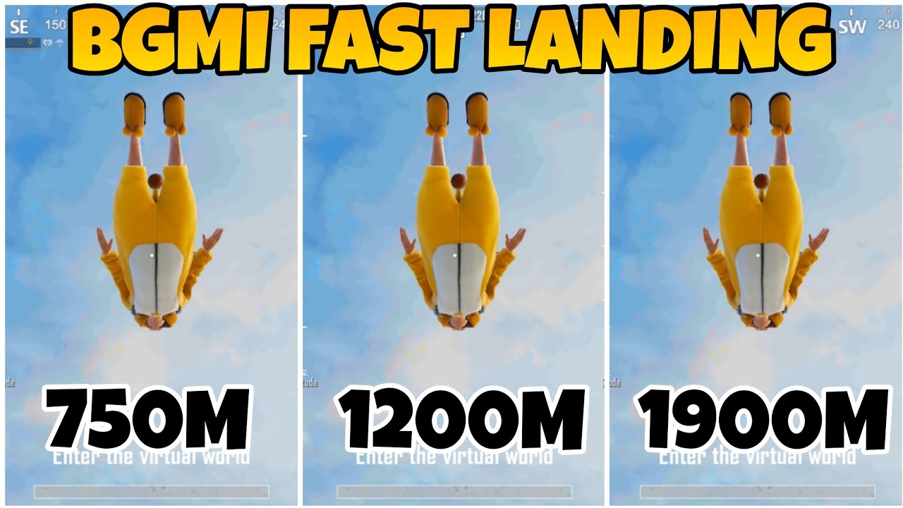 How to land fast in bgmi | Bgmi fast landing | bgmi me fast landing kaise kare | Phantom UK 