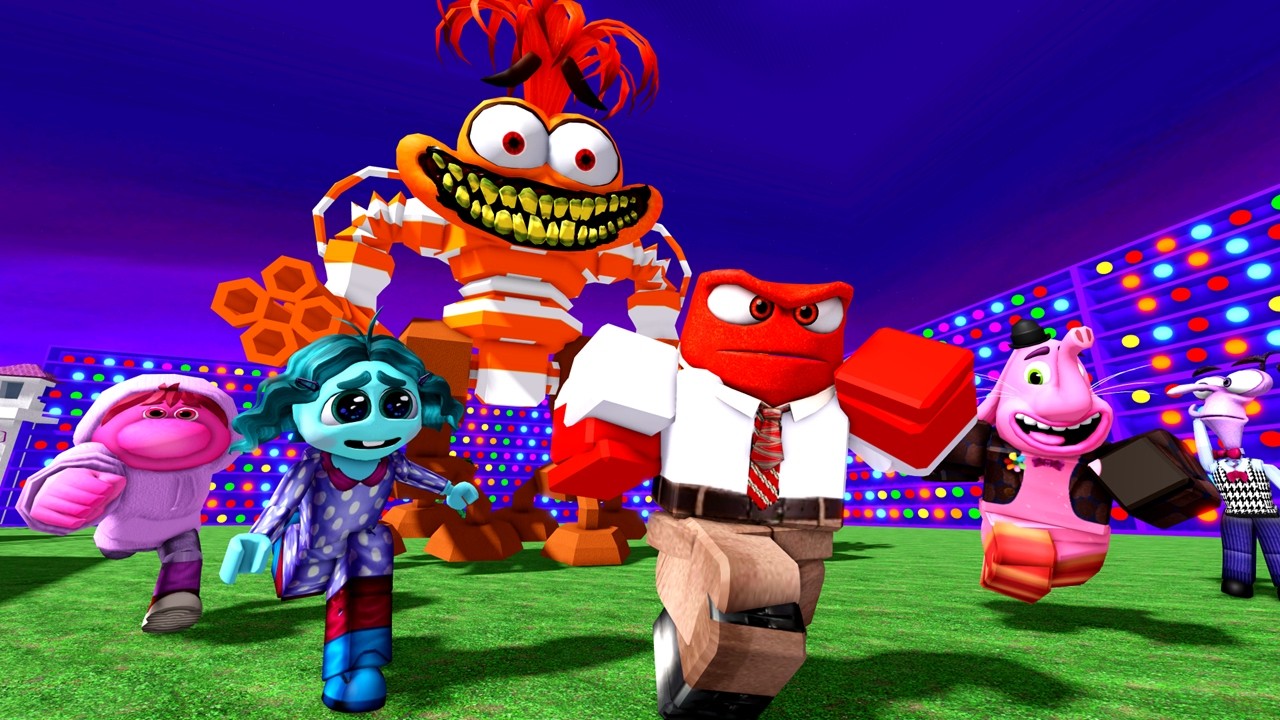 Inside Out 2 Prison Run - Anxiety Is A Killer in NEW Roblox Escape Obby!