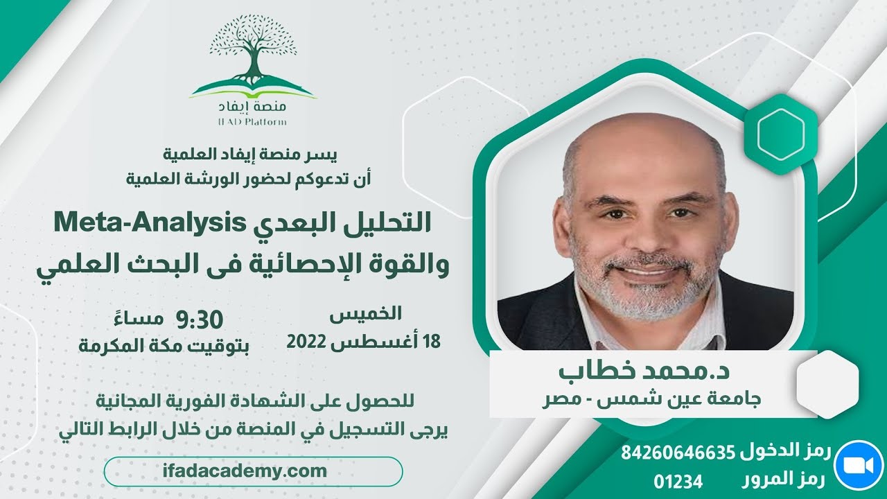 التحليل البعدي Meta Analysis والقوة الإحصائية فى البحث العلمي