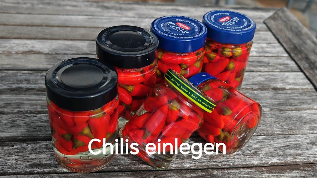 🌶️Chilis einlegen🌶️schnell und einfach