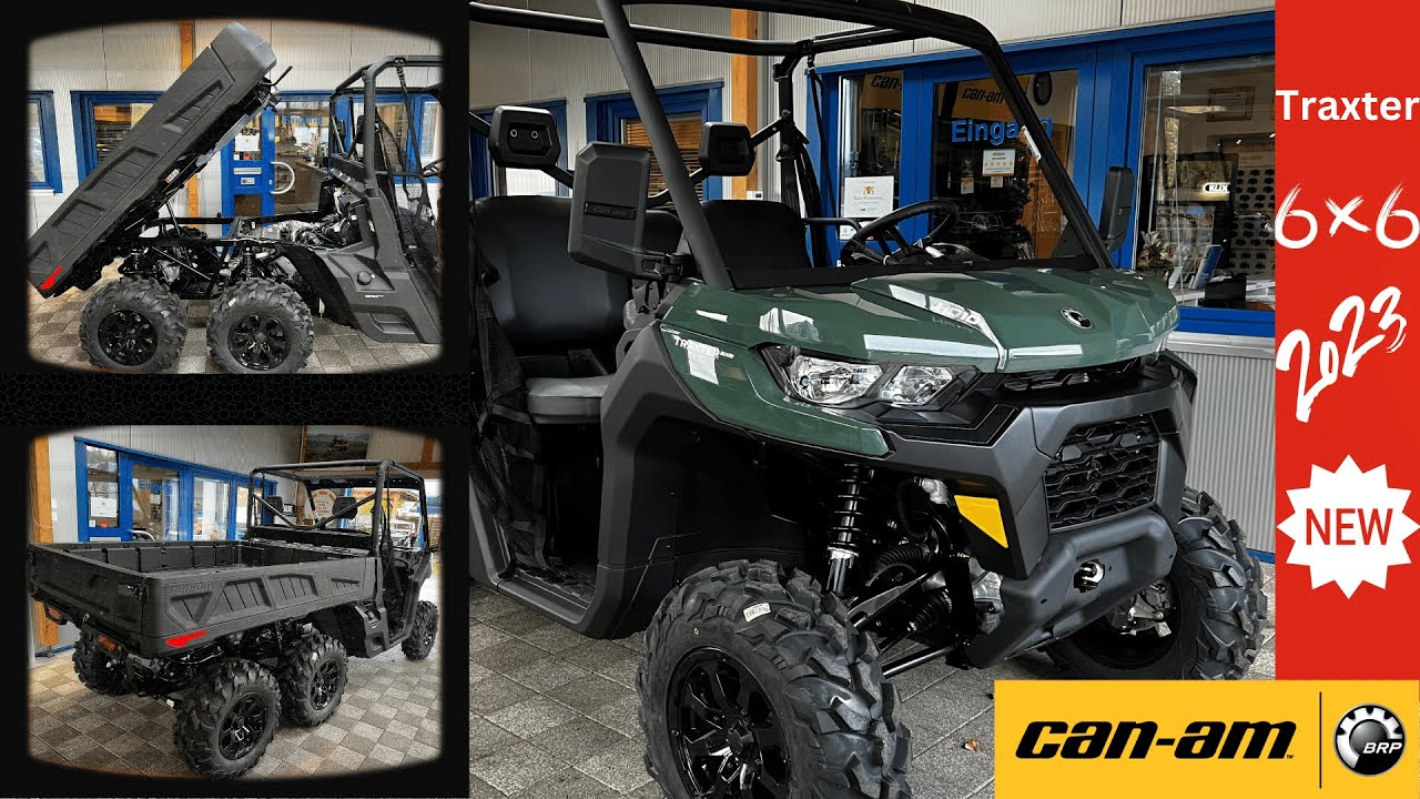 6X6 Can Am Traxter DPS HD10 mit Vorstellung & Vergleich mit dem Traxter Pro. BRP Quad mal anders