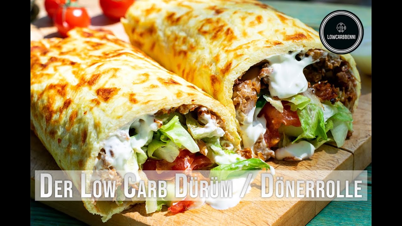 Der Low Carb Dürüm / Dönerrolle Rezept / Kochvideo