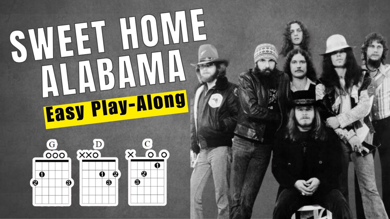 Sweet Home Alabama Play Along With Chords Lyrics & Timing