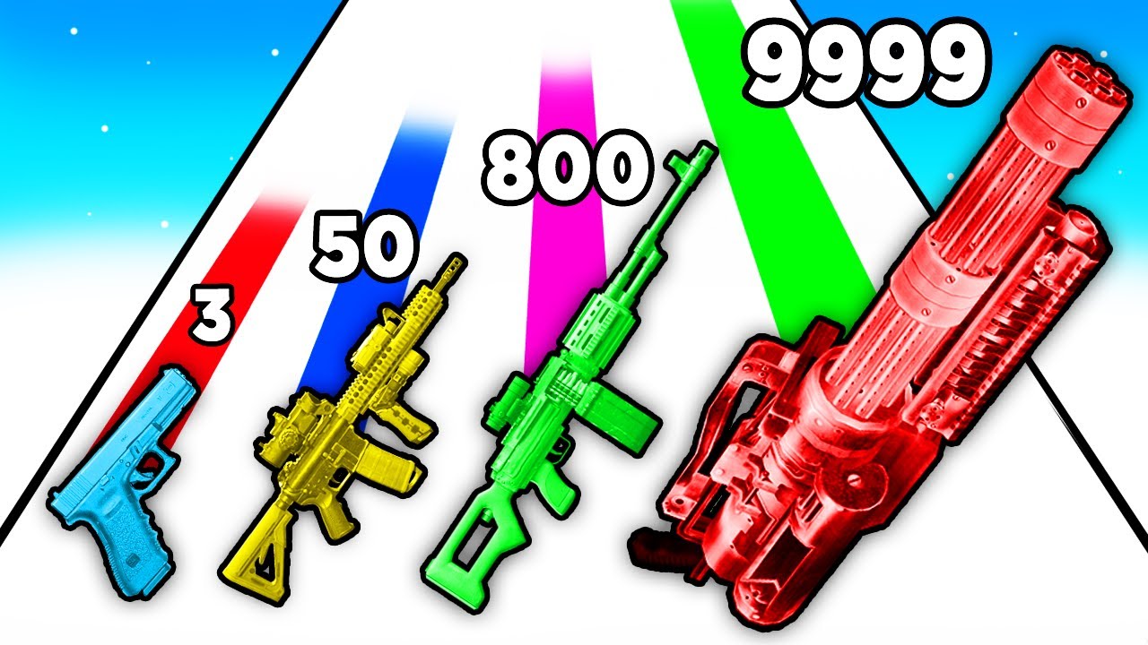 MAX LEVEL FIREPOWER! - Gun Run 2048 Part 2