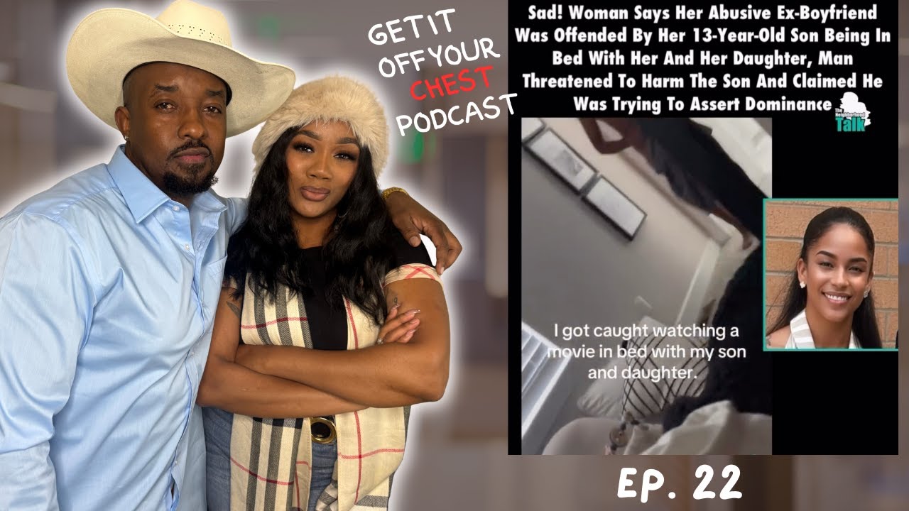 Her Abusive Boyfriend Was Offended By Her 13-Year-Old Son Being In Bed With Her And Her Daughter!