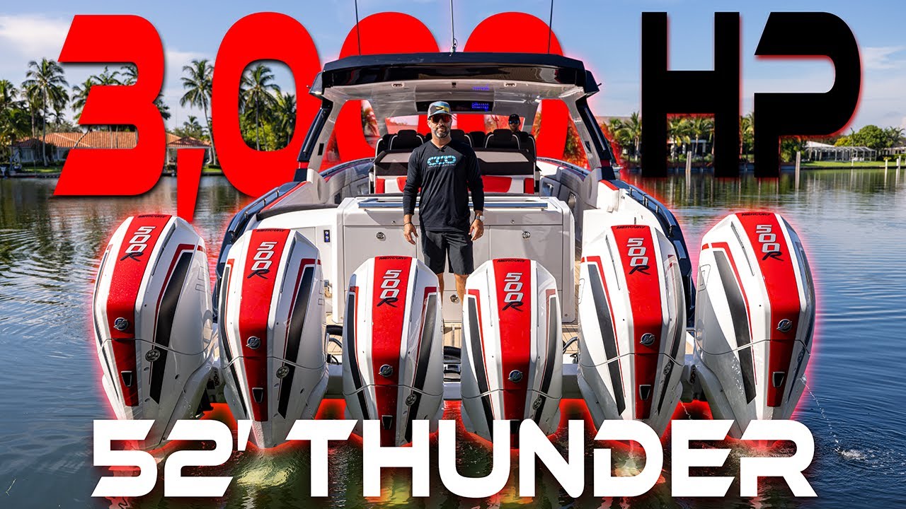 Welcome To The 52' Thunder @Cigarette Racing Team