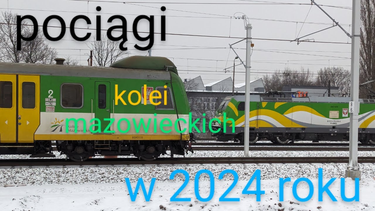 pociągi kolei mazowieckich w 2024 roku