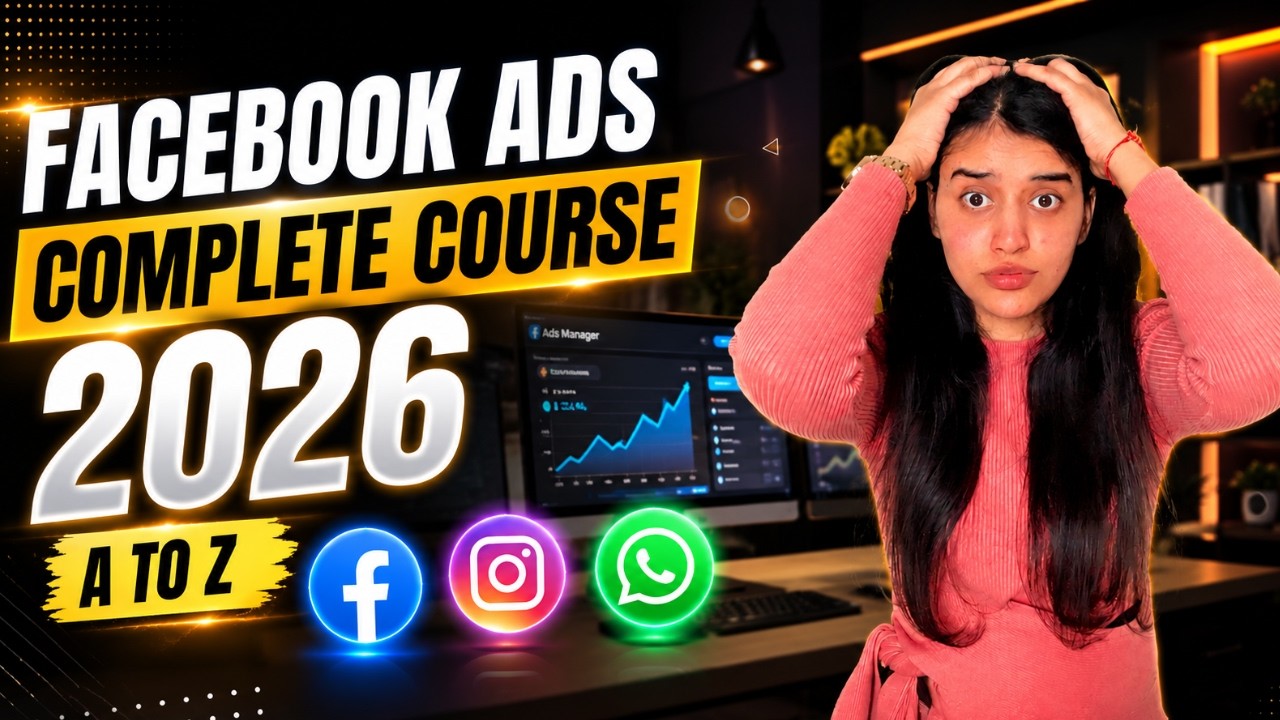 Facebook Ads Complete Course 2026 in Hindi | Instagram Ads Full Course | Beginner to Advance Level