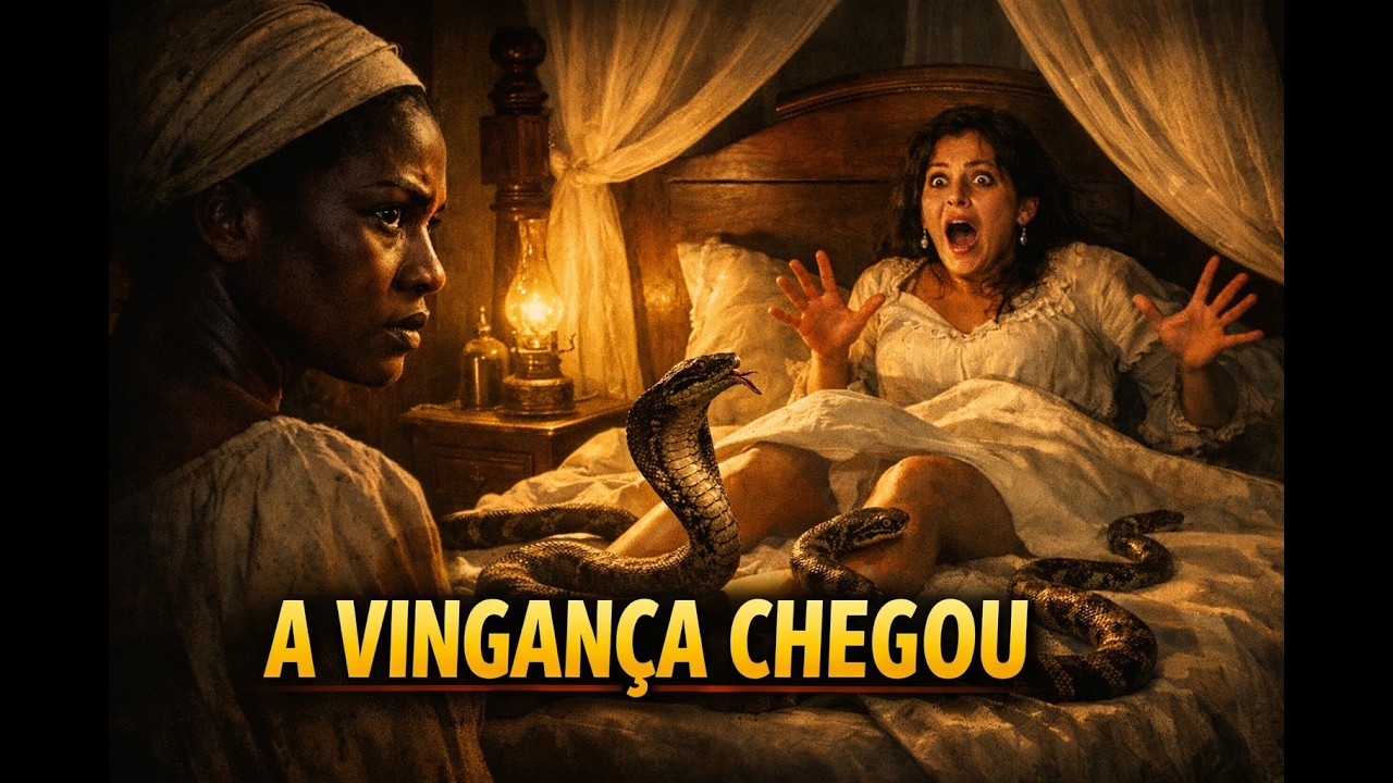 A Sinhá Chicoteou a Menina de 12 Anos… Até Acordar Cercada de Cobras