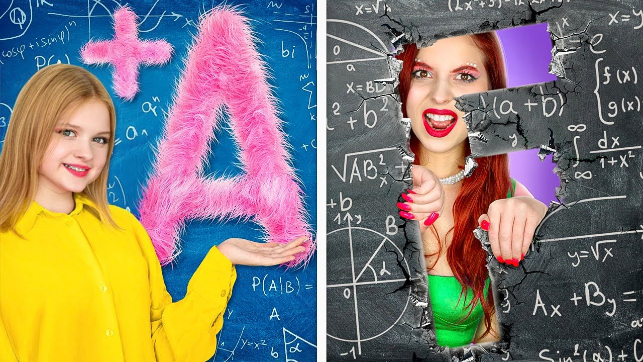 Bad Student VS Good Student || From Nerdy Girl to School Queen