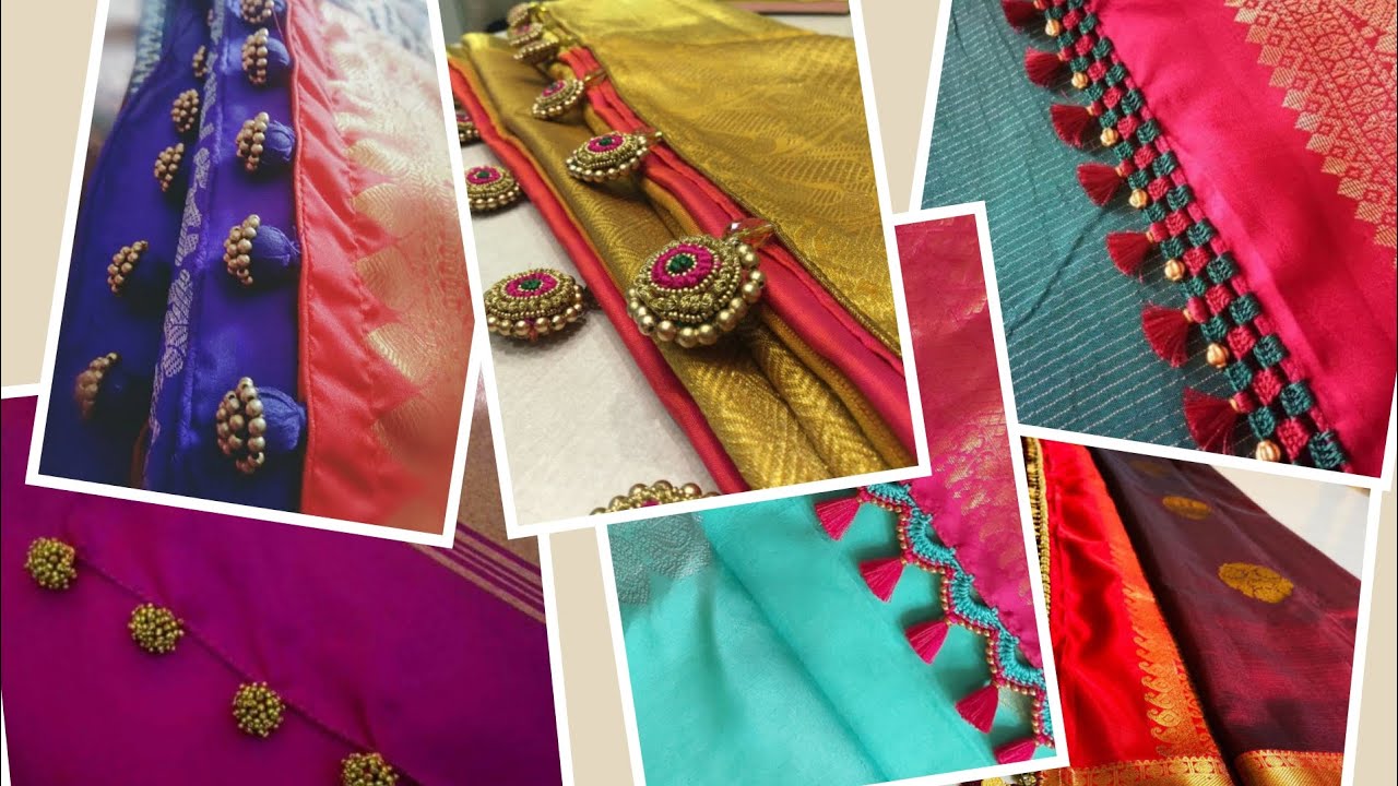 Latest tassels designs for saree pallu | tassels for pattu saree 🧶🧿