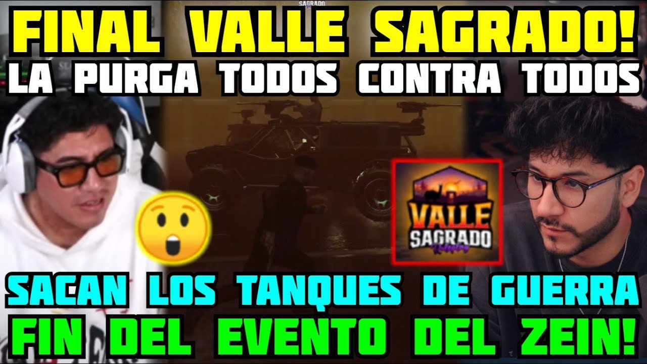 😮SIDERAL PARTICIPA EN LA PURGA DE VALLE SAGRADO GTA!😮SE TERMINÓ EL EVENTO DEL ZEIN PRIMERA TEMPORADA