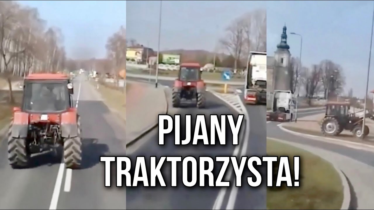 PIJANY TRAKTORZYSTA DAŁ POPIS W OLSZTYNIE. Kierowca tira wziął sprawy w swoje ręce.