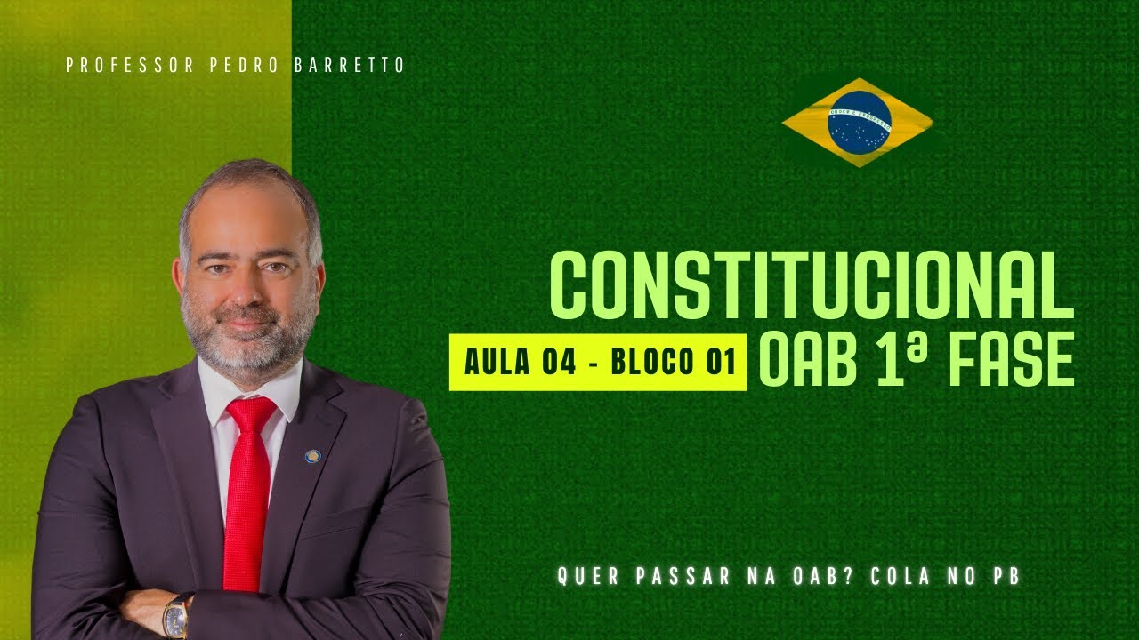 OAB 1ªFASE: DIR.CONSTITUCIONAL AULA 04 | CONTROLE
