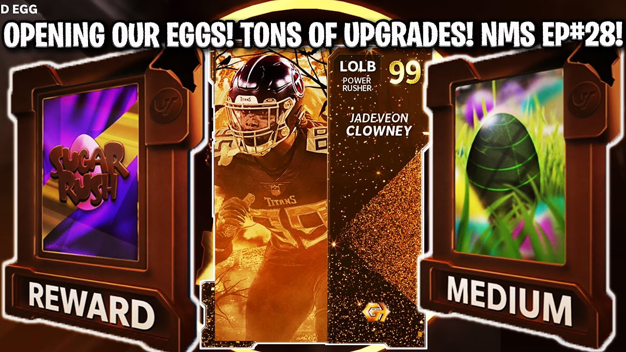 OPENING OUR EGGS AND UPGRADES! WE GOT A GOLDEN TICKET! NO MONEY SPENT EPISODE 28! | MADDEN 21